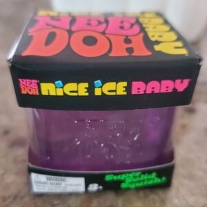 NeeDoh Nice Ice Baby Sensory Squeeze Toy is a super solid squish toy PURPLE